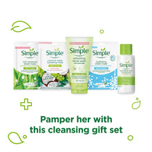 Load image into Gallery viewer, Simple Kind to Skin Face Cleansing Skin Care Treats 5pcs Gift Set For Her