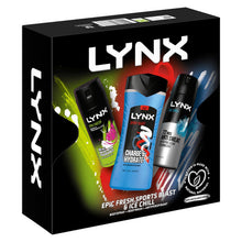 Load image into Gallery viewer, Lynx Mixed Trio Gift Set For Men Bodyspray, Bodywash &amp; APA Deo Gift For Him