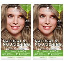 Load image into Gallery viewer, Schwarzkopf Natural &amp; Nourishing HairDye, 533 Medium Ash Blonde, 1pk, 2pk or 3pk