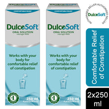 Load image into Gallery viewer, 2pk DulcoSoft Liquid, Oral Laxative, Comfortable Relief From Constipation,250ml