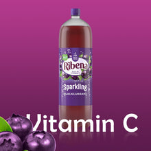 Load image into Gallery viewer, 8pk of 2Litre Ribena Blackcurrant Rich in Vitamin C Sparkling Energy Drink