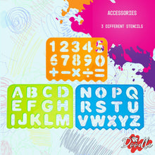 Load image into Gallery viewer, Doodle Water Painting Aqua Doodle Accessories Set - 5 Stencils with 2 Water Pens