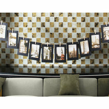Load image into Gallery viewer, Haven Paper Photo Frame Picture Mats With Mini Wooden Clips &amp; Rope Set