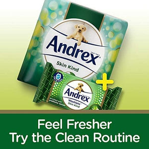 Andrex Toilet Roll Skin Kind, Supreme Quilts, or Smooth Touch, 54 Rolls