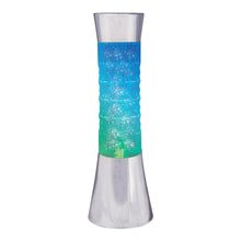 Load image into Gallery viewer, Benross Battery Operated Curve Shaped Water Glitter Effect Colourful Light Lamp