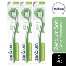 Load image into Gallery viewer, 3pk of Zendium Gentle &amp; Effective Clean Extra Soft Bristles Toothbrush