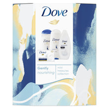 Load image into Gallery viewer, Dove Gently Nourishing Mini Treasures Collection 4 Piece Gift Set for Her