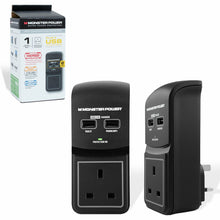 Load image into Gallery viewer, Monster Power Core 100 1 Port USB Surge Protected Socket
