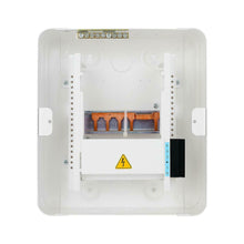 Load image into Gallery viewer, Schneider Electric Easy9+ EZ9E4MCU Consumer Unit 4 Way Surface Mount Metal