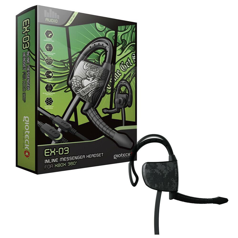Gioteck EX-03 Street King Inline Messenger Headset for Xbox 360