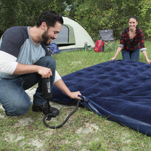 Load image into Gallery viewer, Pavillo King Flocked Blow up Inflatable Airbed Camping Mattress 203 x 183 x 22cm , 1pk