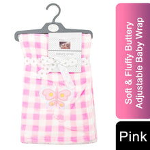Load image into Gallery viewer, New Soft &amp;  fluffy Buttery Adjustable Baby Wrap for Car Seat/Travel, Pink