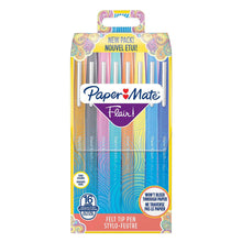 Load image into Gallery viewer, Paper Mate Pens Flair Felt Tip 0.7mm Medium Tip Point Vivid Colours 16Pc