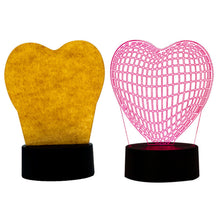 Load image into Gallery viewer, Aquarius 3D Colour Changing Hologram LED Night Light and Desk Lamp