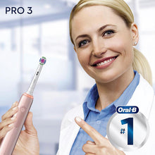 Load image into Gallery viewer, Oral-B Pro 3 Electric Toothbrush with Smart Pressure Sensor 3500, Black or Pink