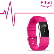 Load image into Gallery viewer, Fitbit Charge 2 Classic Replacement Straps, Adjustable Straps with Metal Clasp.