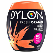 Load image into Gallery viewer, DYLON Washing Machine Fabric Dye Pod, Fresh Orange, 3 Packs of 350g