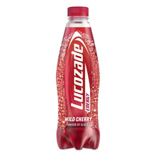 Load image into Gallery viewer, 12 Pack of 900ml Lucozade Energy Wild Cherry Sparkling Energy Drink
