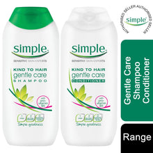 Load image into Gallery viewer, 200ml Simple Kind to Hair GentleCleansing Shampoo &amp; Conditioner DuoWithVitaminB5