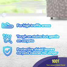 Load image into Gallery viewer, 1001 Carpet Cleaning Shampoo 500ml x6, Ideal for Heavy Use Areas, Carpet Safe
