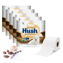 Load image into Gallery viewer, 40 Rolls (10x4pk) Hush 3ply Luxury Scented Core Shea Butter Toilet Paper Rolls