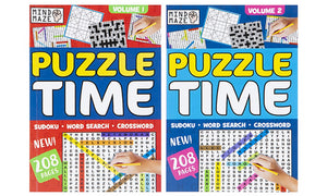 A5 Travel Activity Puzzle Books Assorted