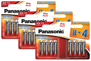 Panasonic Gold - AA & AAA (8+4 Pack) Batteries