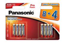 Load image into Gallery viewer, Panasonic Gold - AA &amp; AAA (8+4 Pack) Batteries