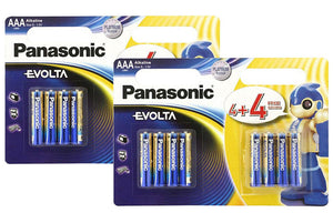 Panasonic Evolta - AA & AAA (4+4 Free) Batteries