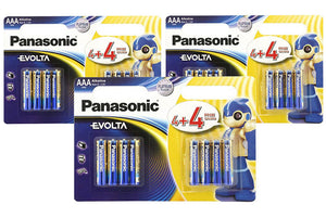 Panasonic Evolta - AA & AAA (4+4 Free) Batteries