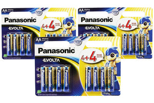 Panasonic Evolta - AA & AAA (4+4 Free) Batteries