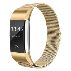 Milanese Fit-bit Charge 2 Stainless Steel Replacement Straps