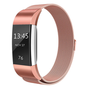Milanese Fit-bit Charge 2 Stainless Steel Replacement Straps