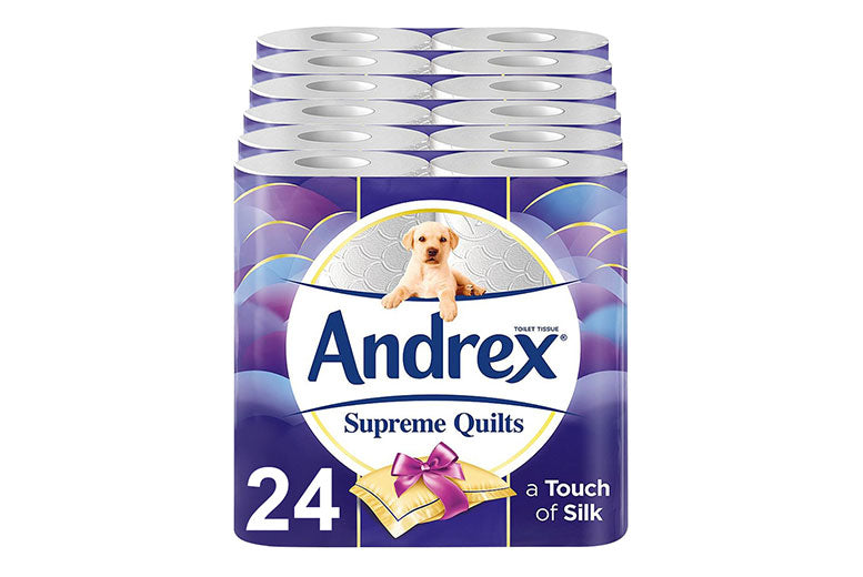 24 Rolls of Andrex Toilet Tissues