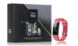 Aquarius AQ200 Fitness Tracker With Dove M+C Gym Essentials Gift Set