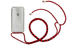 iPhone 6/7/8/X/Xs, S & Plus Series Case With Necklace Cable