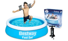 Load image into Gallery viewer, Bestway 6ft pool with Air Inflation Pump: