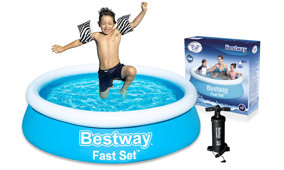 Bestway 6ft pool with Air Inflation Pump: – Avant Garde Brands