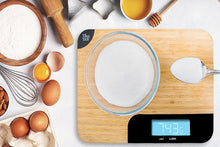 Load image into Gallery viewer, AQ Wooden chopping board/ kitchen weighing scale