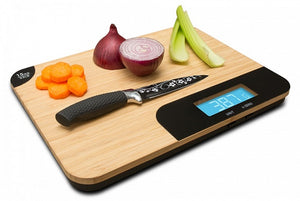 AQ Wooden chopping board/ kitchen weighing scale