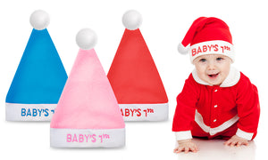 Baby's Christmas hats 3 assorted