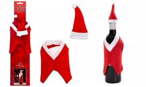 Christmas Wine Bottle Cover Christmas Gift
