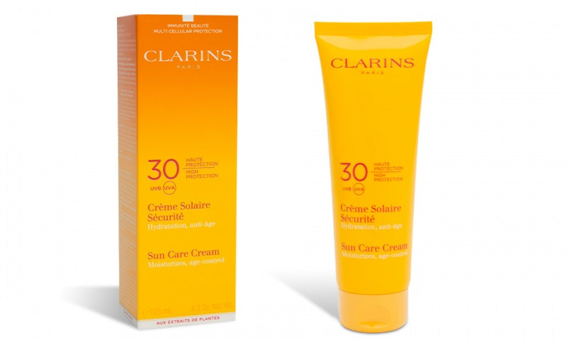 Clarins Paris 30 UVA Sun Care Cream 125ml for Face & Body