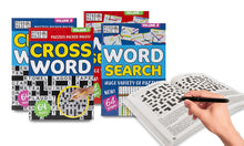 Load image into Gallery viewer, A5 Travel Crossword/Wordsearch Books Assorted