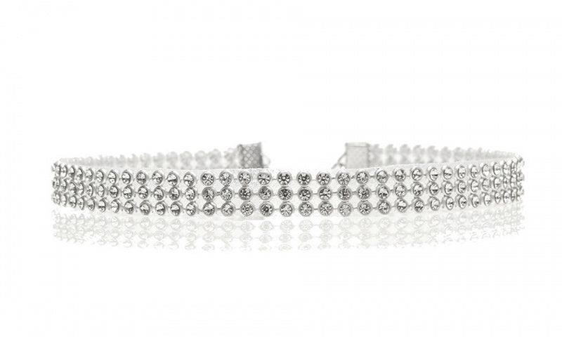 Crystal Chocker Necklace Set