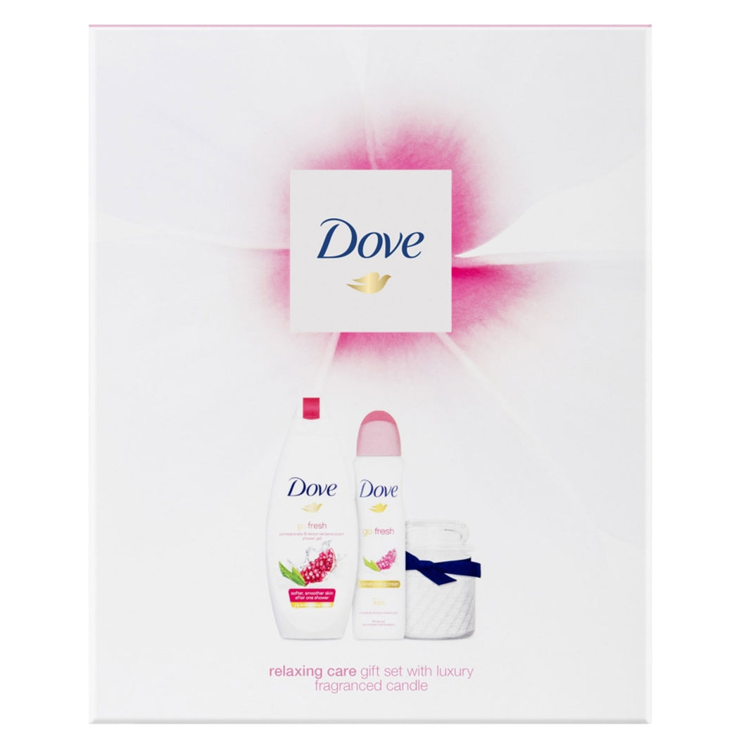 Dove Nourish Beauty Gift Set with Candle