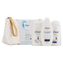 Load image into Gallery viewer, Dove Nourishing Bty MakeUp Bag GiftSet