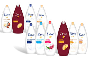 Dove 6 Pack Body Wash Gels