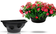 Load image into Gallery viewer, Easy Bloom Hanging Wall Basket Black