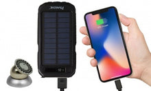 Load image into Gallery viewer, PMS 10000mah Solar Power Bank +Magnetic Car Mount - Silver + GVC Data Cable 1m